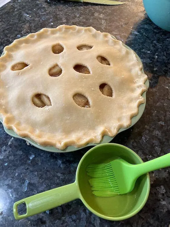 Easy Apple Pie with Homemade Crust from Out of the Box Baking.com