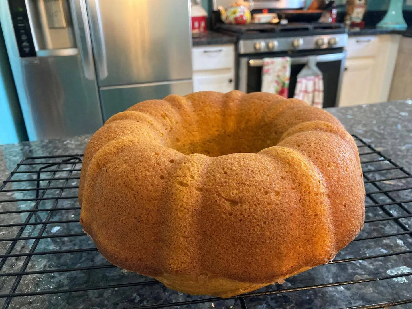 Easy Pumpkin Spice Cake from Out of the Box Baking.com