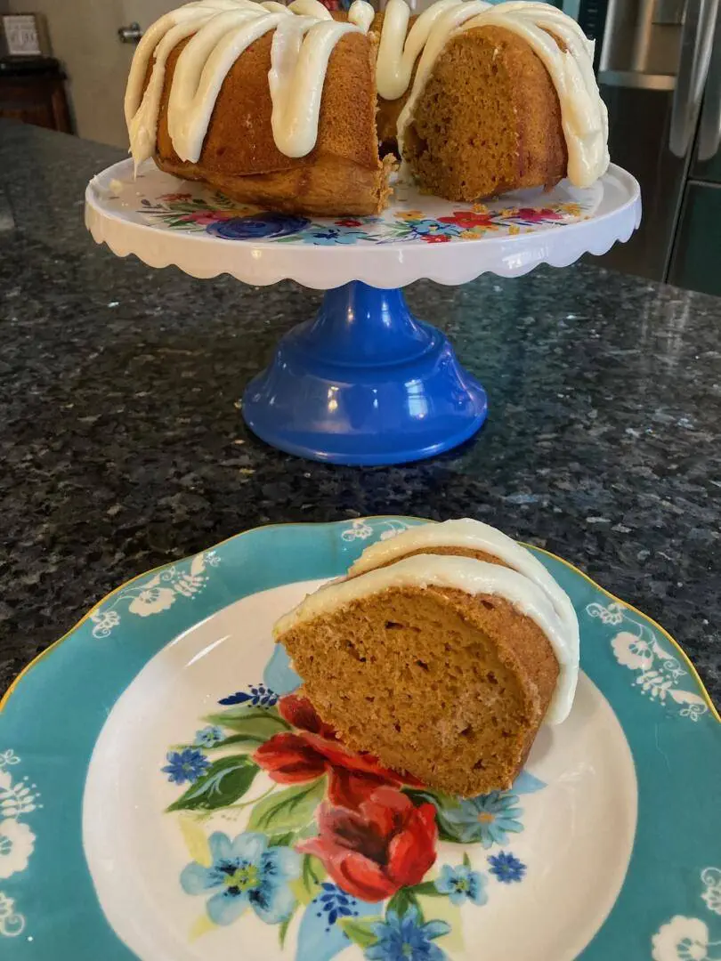 Easy Pumpkin Spice Cake from Out of the Box Baking.com