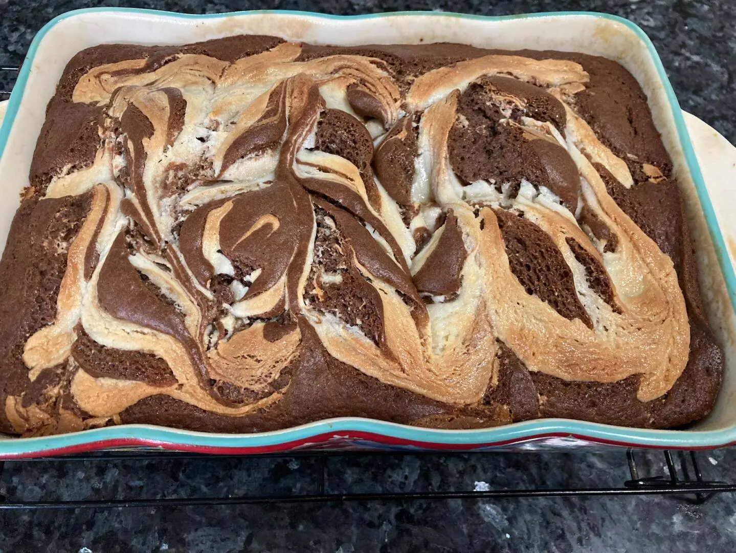 Earthquake Cake (German Chocolate Upside Down Cake) from Out of the Box Baking.com
