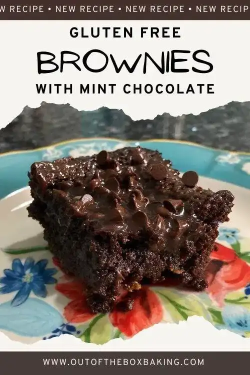 Gluten Free Brownies with Mint Chocolate from Out of the Box Baking.com