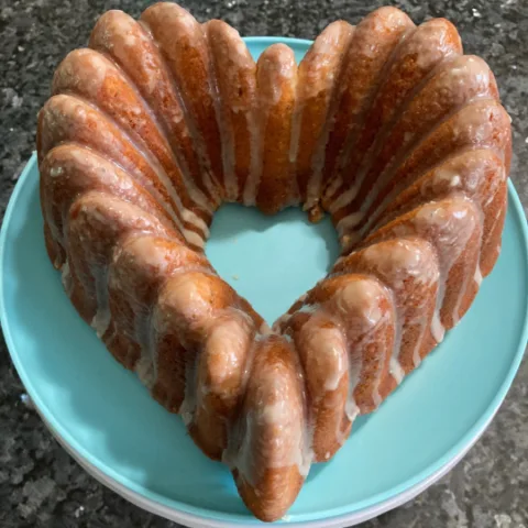 Poppy Seed Cake with Orange Glaze