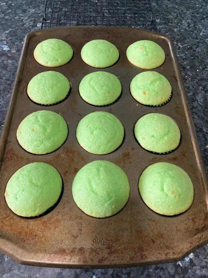 Easy Grinch Cupcakes from Out of the Box Baking.com
