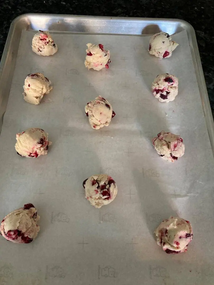 Orange Cranberry Cookies from Out of the Box Baking.com