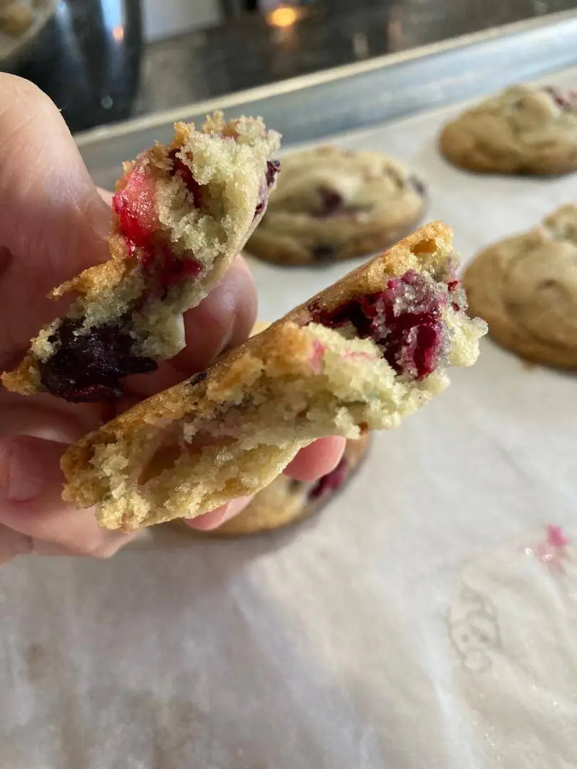 Orange Cranberry Cookies from Out of the Box Baking.com