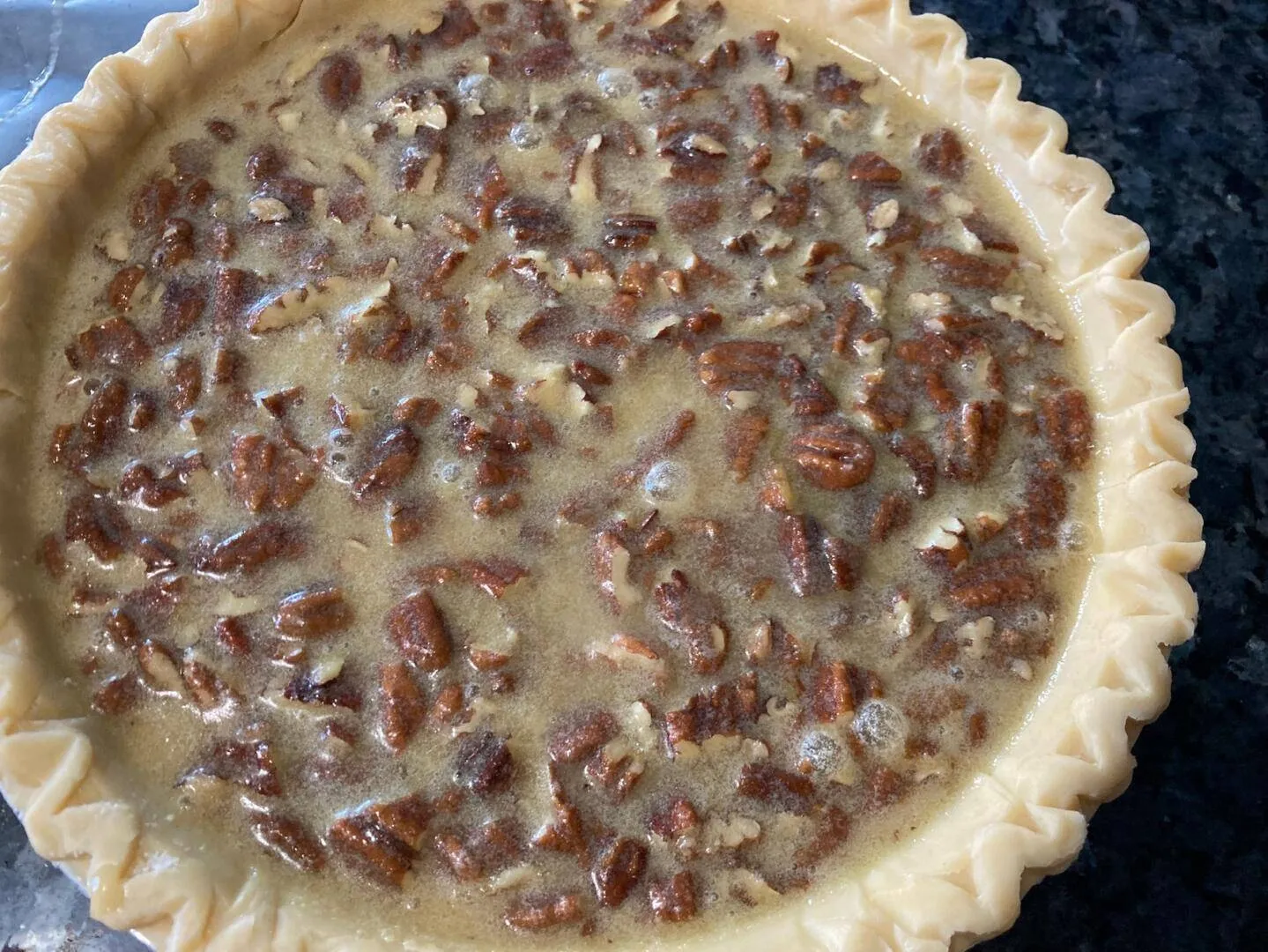 Fudgy Pecan Pie from Out of the Box Baking.com