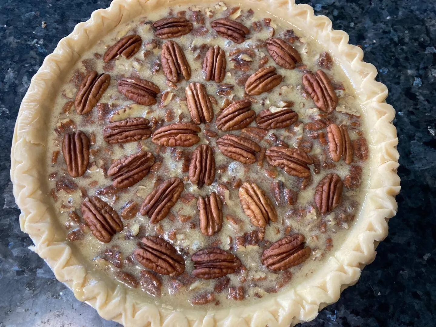 Fudgy Pecan Pie from Out of the Box Baking.com