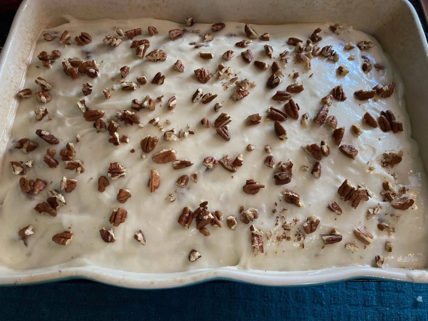 Cinnamon Roll Poke Cake from Out of the Box Baking.com