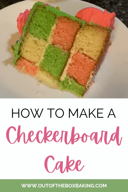 How To Make A Checkerboard Cake - Out Of The Box Baking