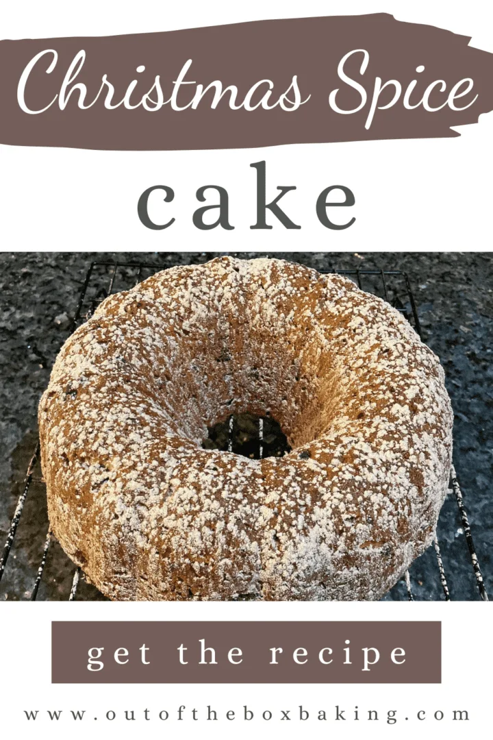Christmas Spice Cake from Out of the Box Baking.com