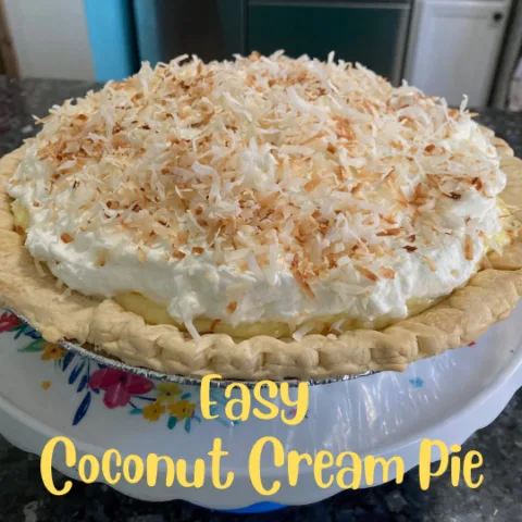 Easy Coconut Cream Pie