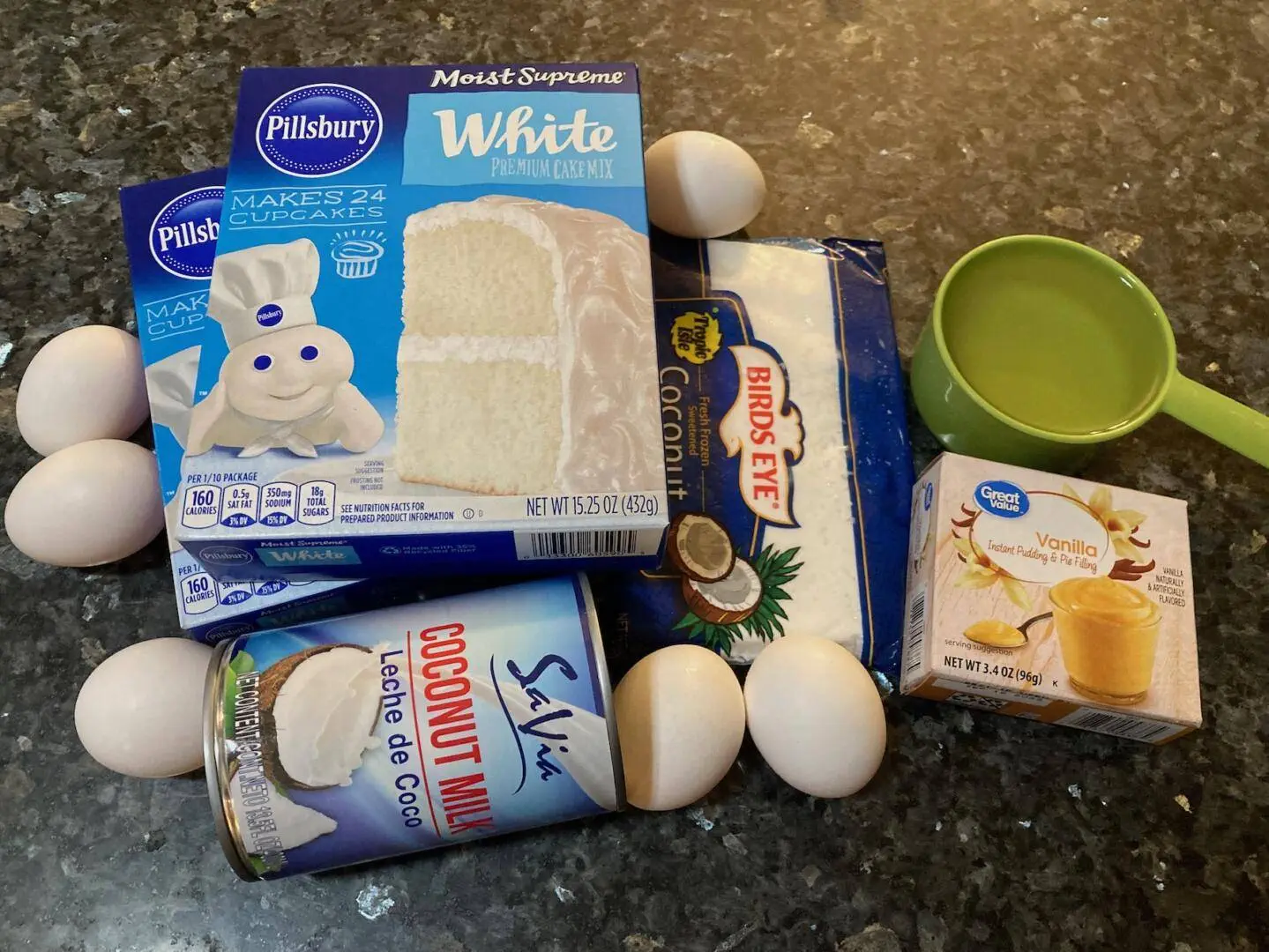Traditional Coconut Cake from Out of the Box Baking.com