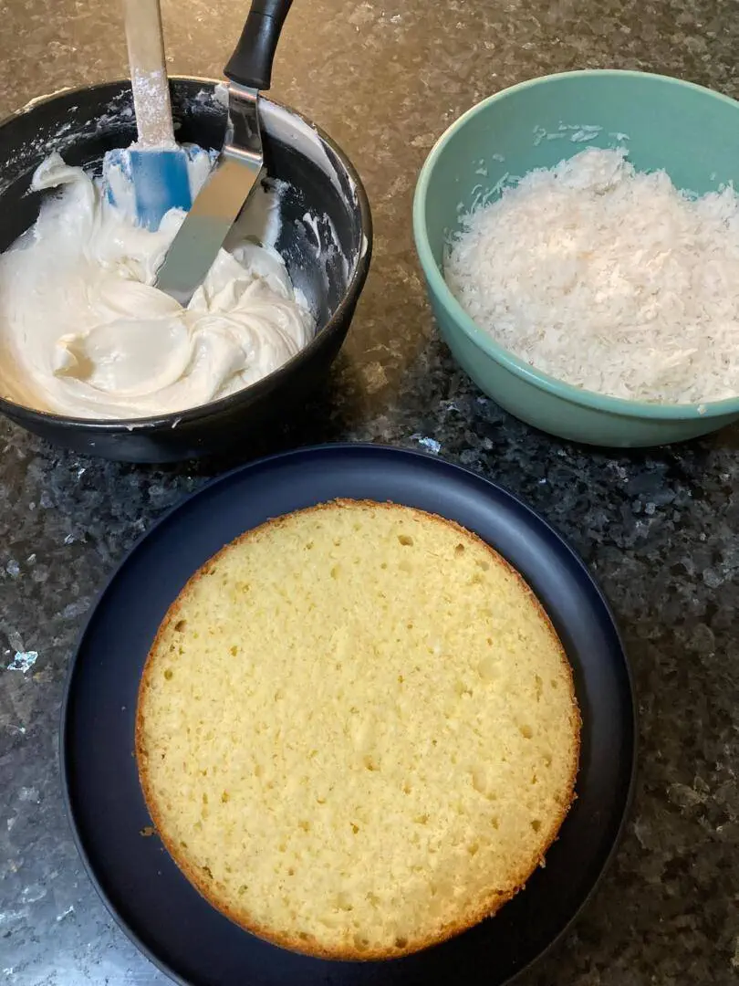 Traditional Coconut Cake from Out of the Box Baking.com