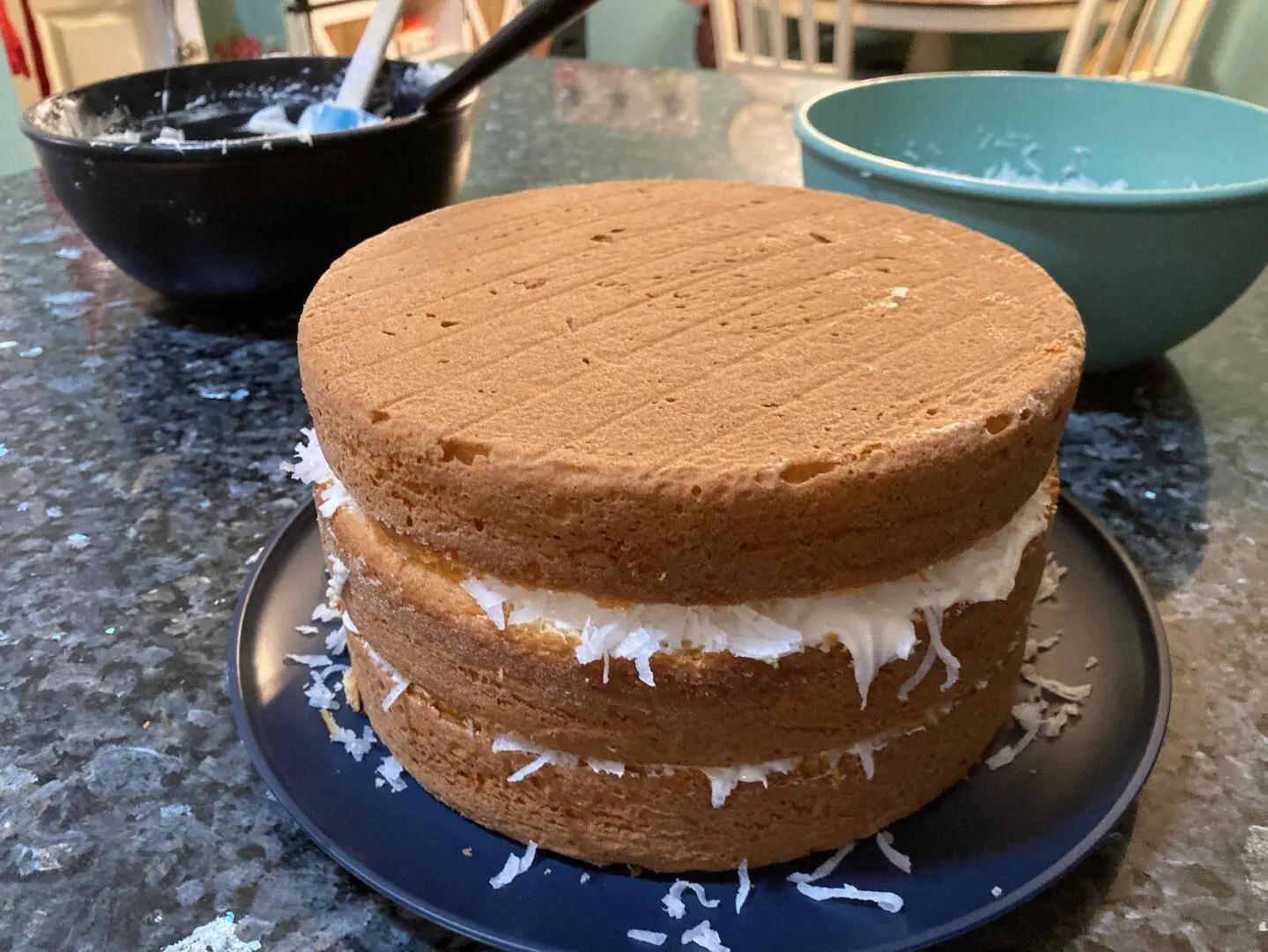 Traditional Coconut Cake from Out of the Box Baking.com