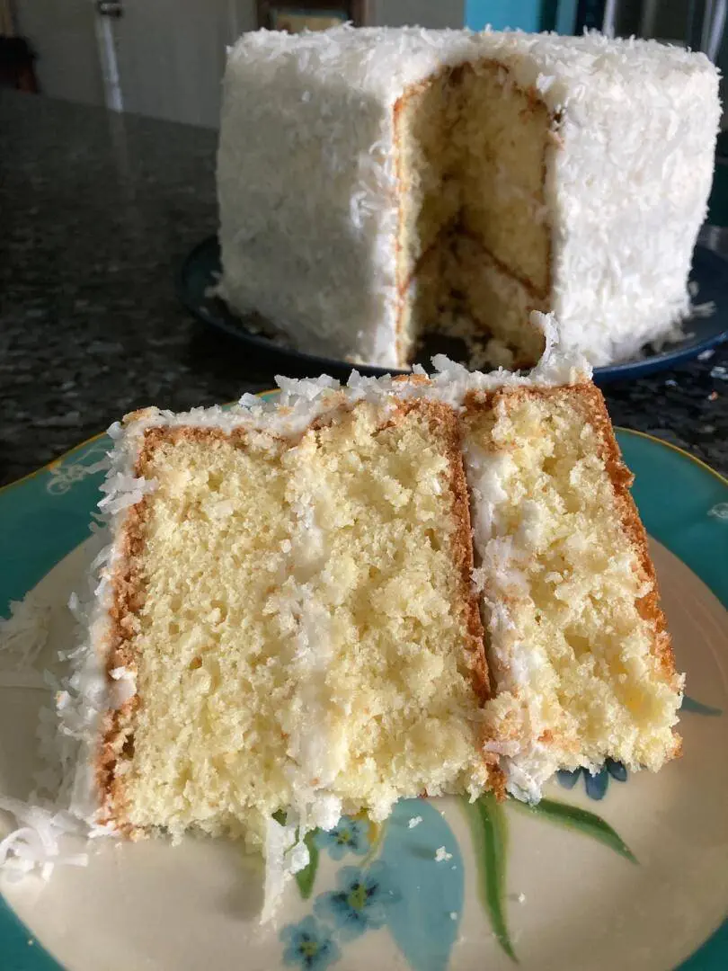 Traditional Coconut Cake from Out of the Box Baking.com