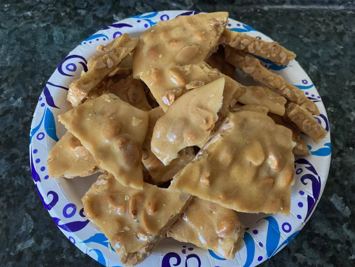 Easy Peanut Brittle from Out of the Box Baking.com