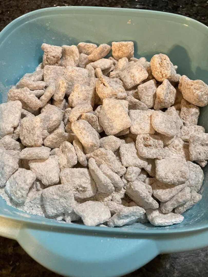 Cinnamon Toast Crunch Puppy Chow from Out of the Box Baking.com