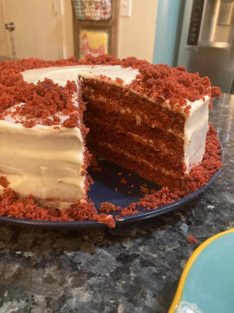 Classic Red Velvet Cake from Out of the Box Baking.com