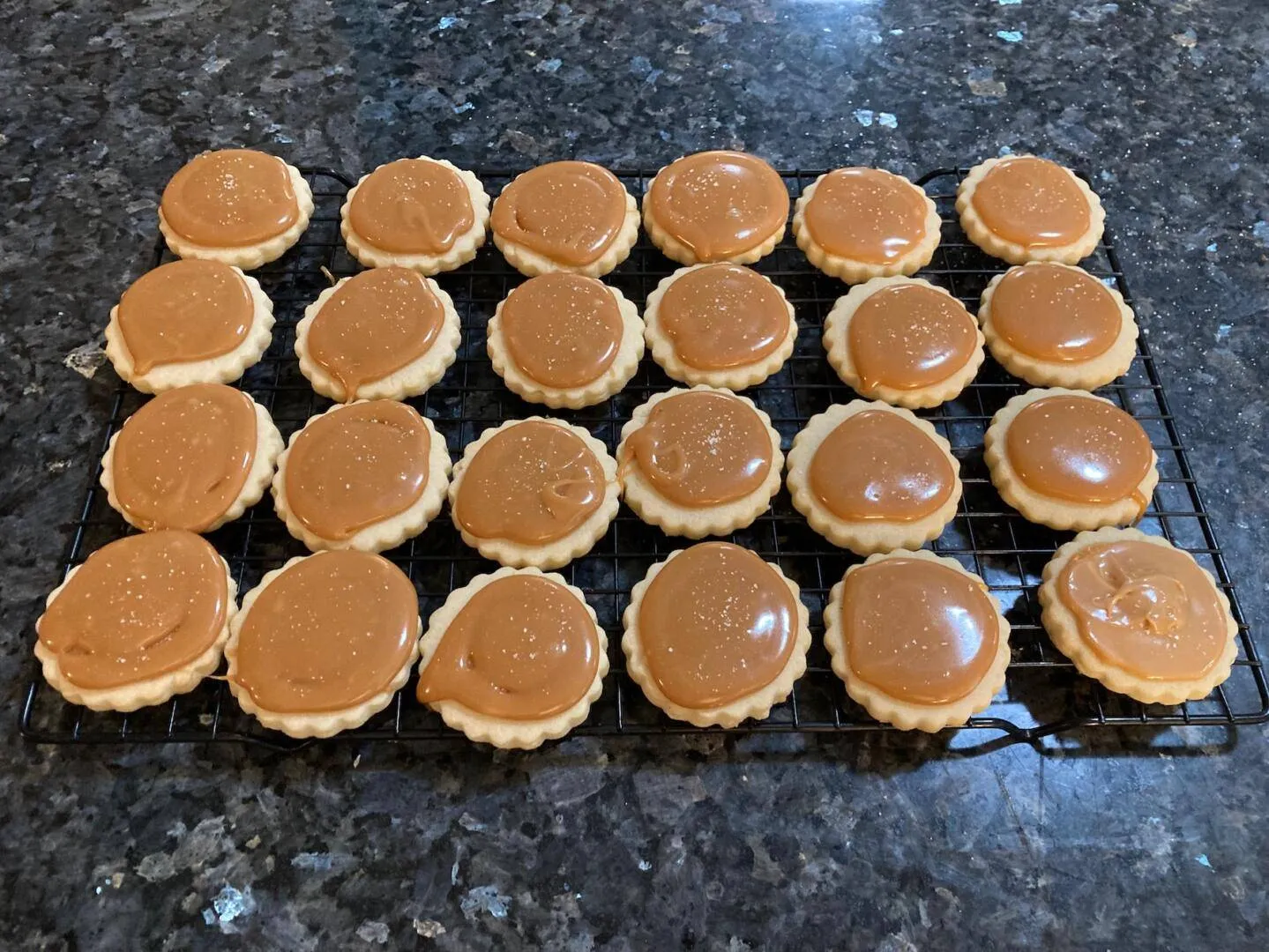 Easy Twix Cookies from scratch from Out of the Box Baking.com