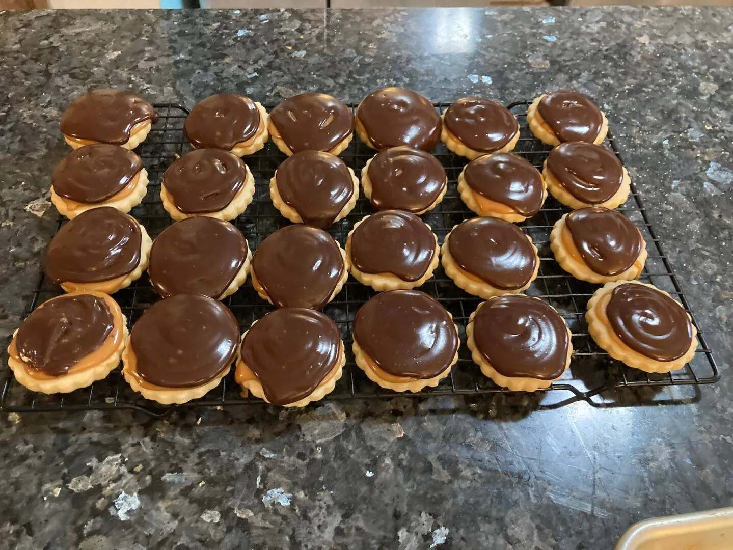 Easy Twix Cookies from scratch from Out of the Box Baking.com