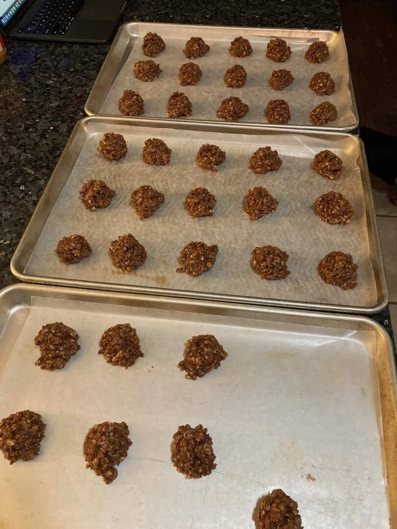 No-Bake Chocolate Oatmeal Cookies from Out of the Box Baking.com