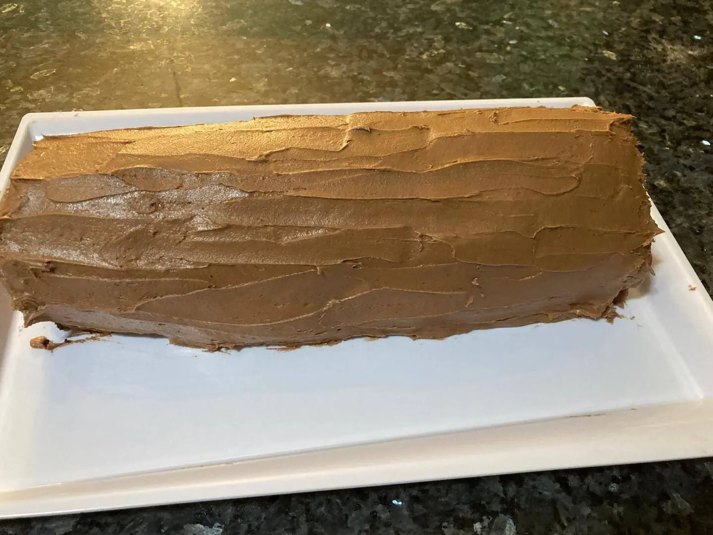 Holiday Yule log Cake from Out of the Box Baking.com