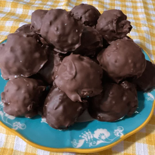 Easy Chocolate Coconut Balls - Out of the Box Baking