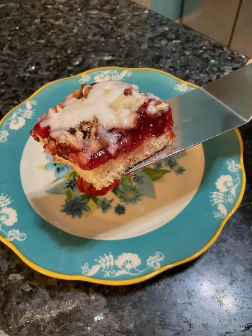 Cherry Pie Bars (aka Cherry Cobbler Bars) - Out of the Box Baking