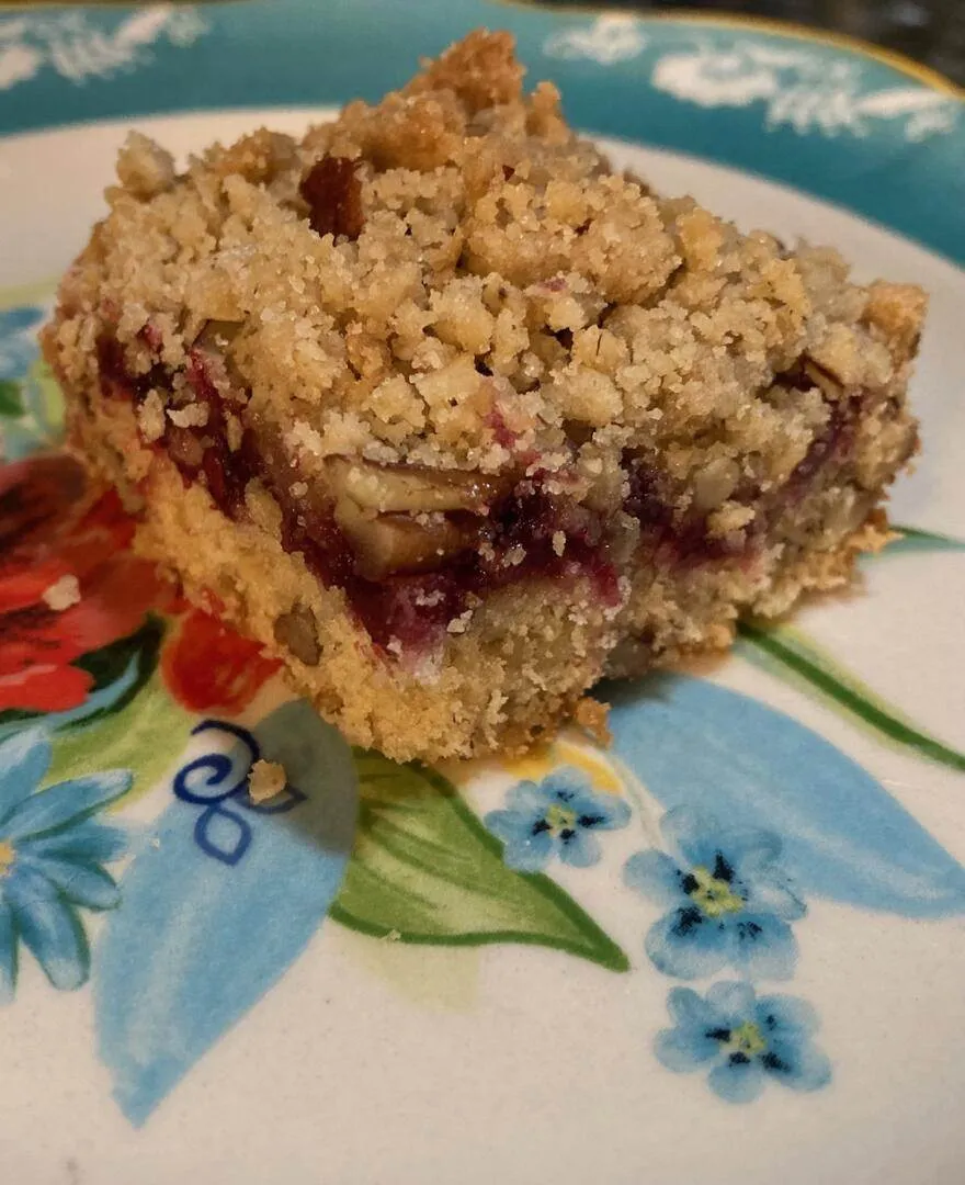 Easy Blackberry Crumble Bars from Out of the Box Baking.com
