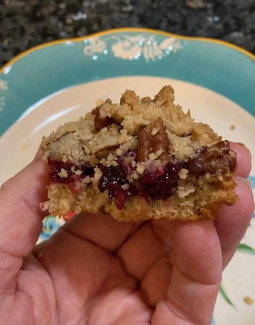Easy Blackberry Crumble Bars from Out of the Box Baking.com
