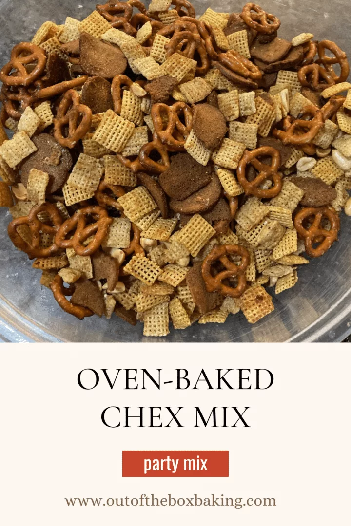 Oven-Baked Chex Mix (Delicious Homemade Party Mix) - Out of the Box Baking