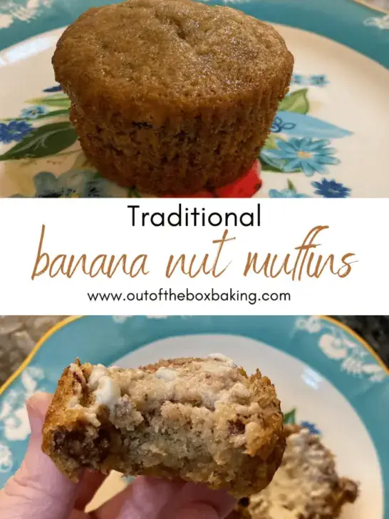 Traditional Banana Nut Muffins from Out of the Box Baking.com
