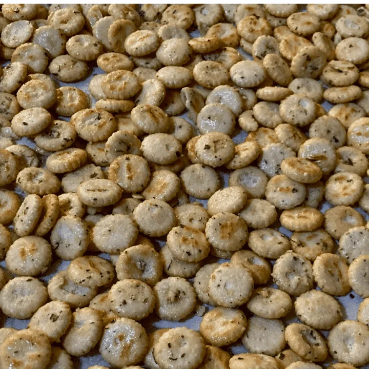 Savory Oyster Crackers with Ranch
