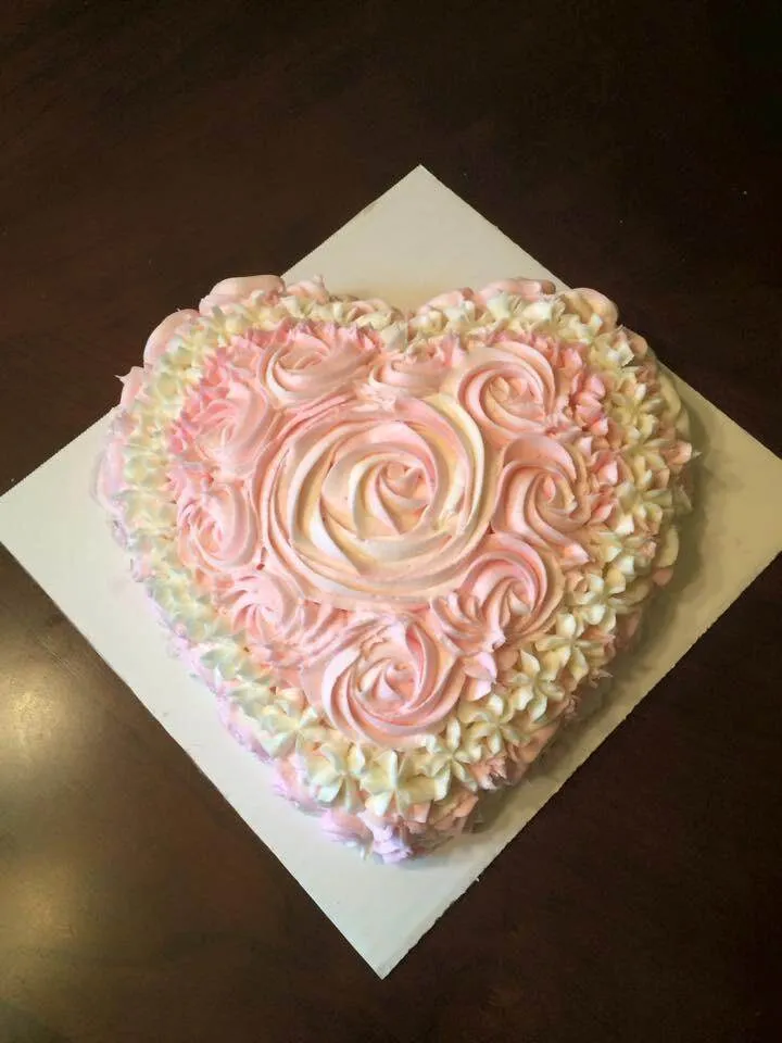 Heart Shaped Cake without a Heart Pan from Out of the Box Baking.com