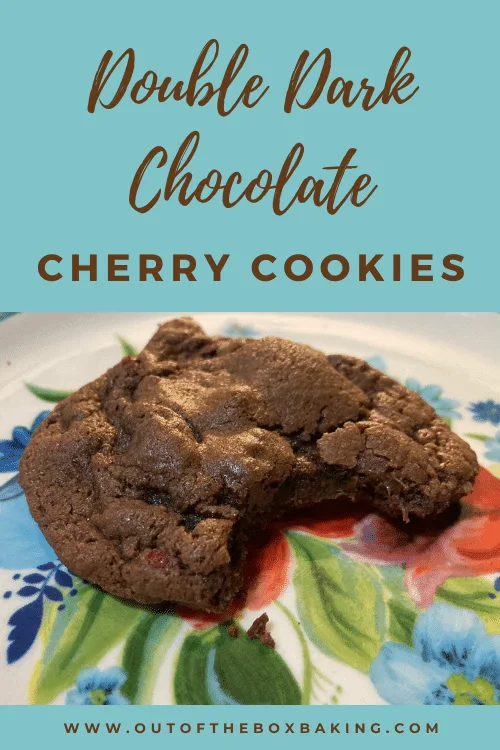 Double Dark Chocolate Cherry Cookies from Out of the Box Baking.com