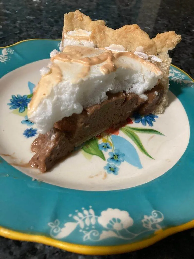Easy Chocolate Pie from Scratch - a recipe from Out of the Box Baking.com