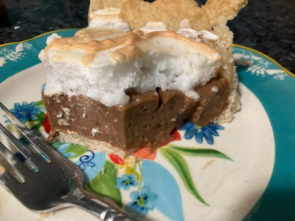 Easy Chocolate Pie from Scratch - a recipe from Out of the Box Baking.com