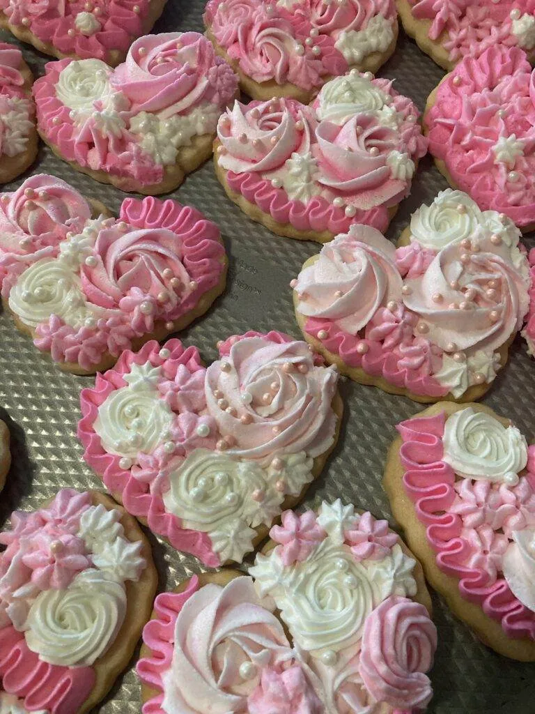 How to decorate Valentine Heart Cookies from Out of the Box Baking.com