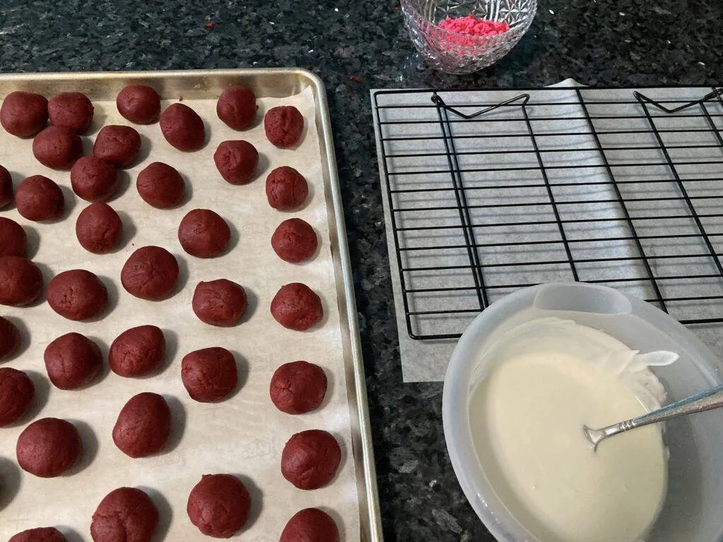 Red Velvet Truffles from Out of the Box Baking.com
