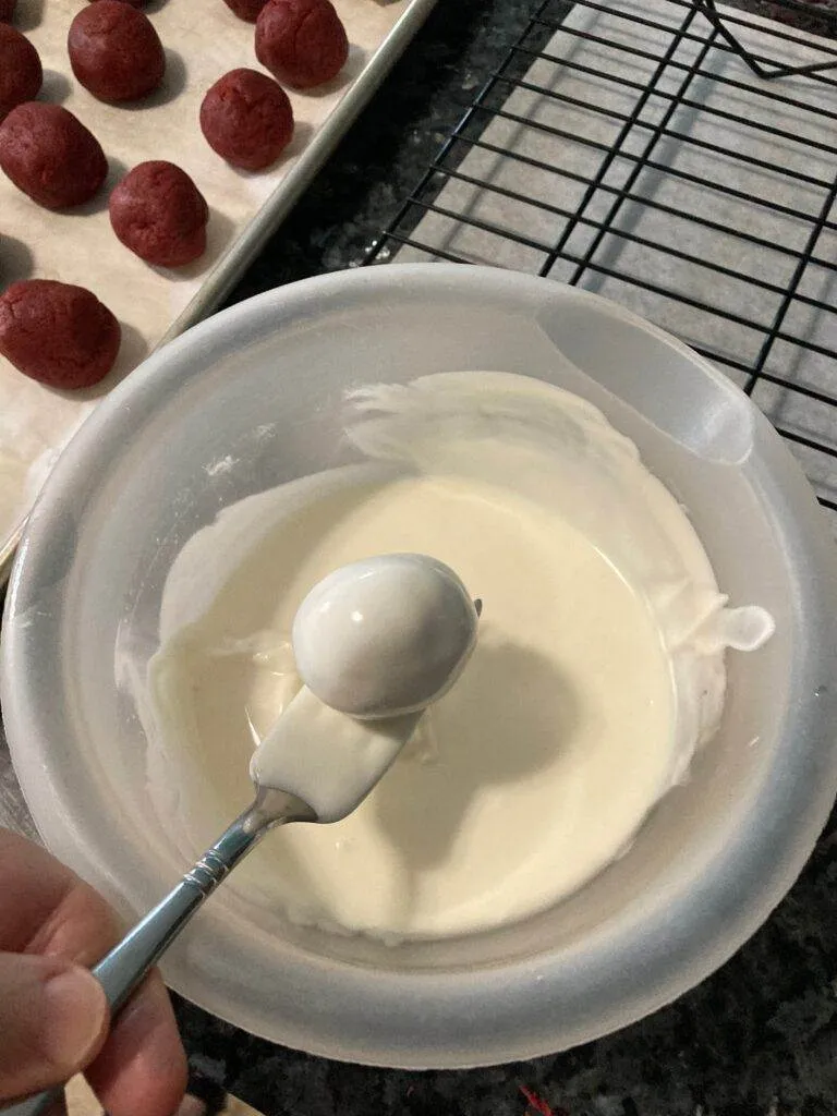 Red Velvet Truffles from Out of the Box Baking.com