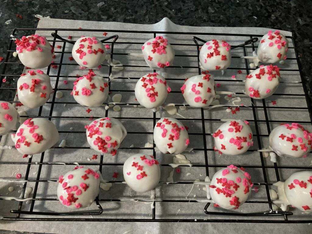 Red Velvet Truffles from Out of the Box Baking.com