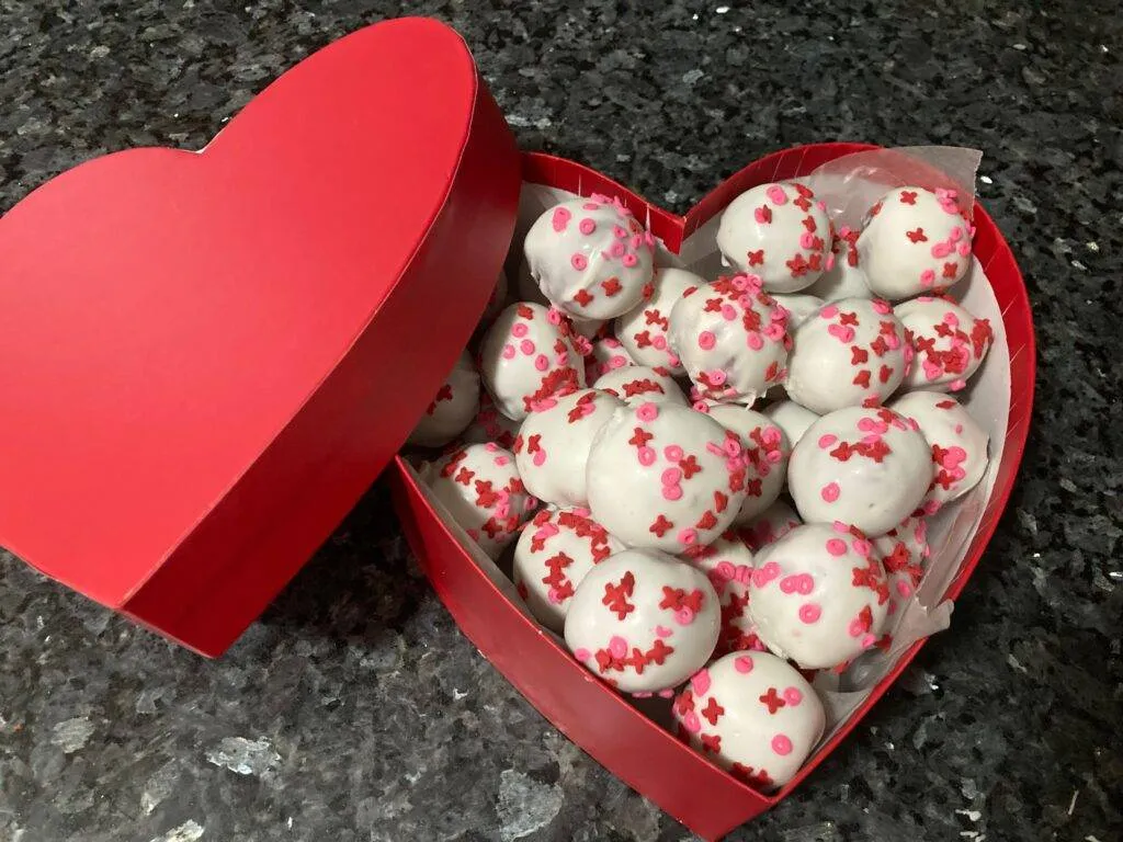 Easy Red Velvet Truffles from Out of the Box Baking.com
