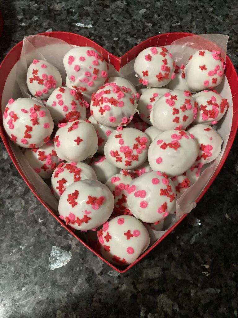 Red Velvet Truffles from Out of the Box Baking.com