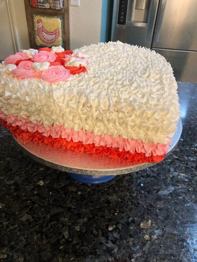 Heart Shaped Cake without a Heart Pan from Out of the Box Baking.com