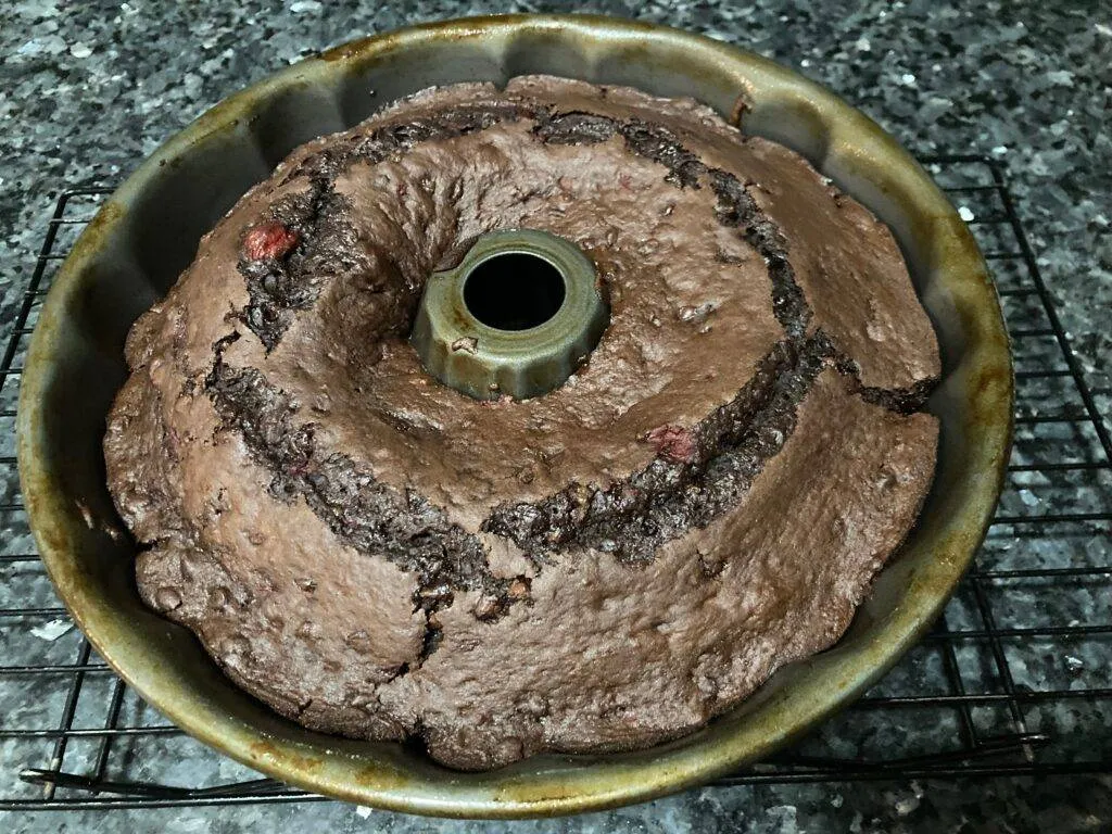 Easy Black Forest Bundt Cake from Out of the Box Baking.com