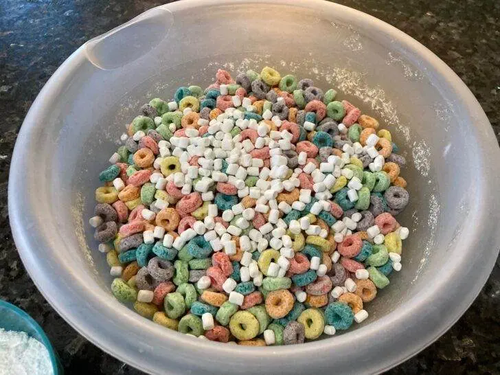 Fruit Loop Puppy Chow from Out of the Box Baking.com