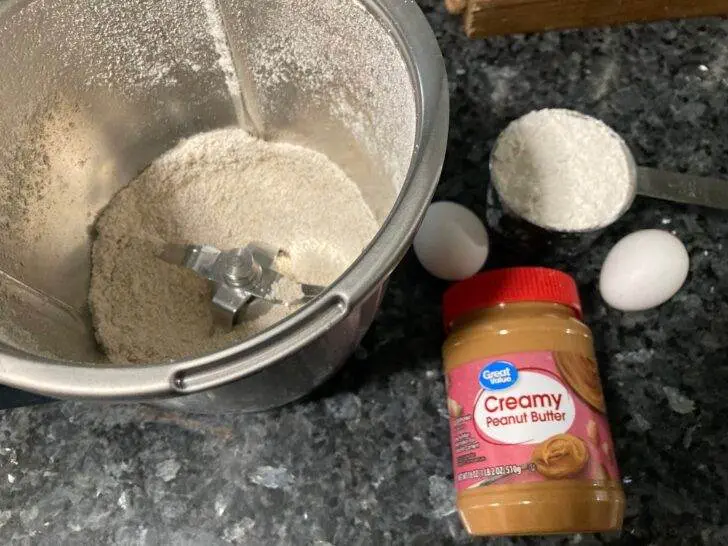 Easy Peanut Butter Dog Treats from Out of the Box Baking.com