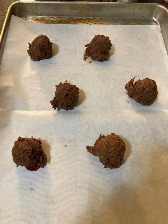 Double Dark Chocolate Cherry Cookies from Out of the Box Baking.com