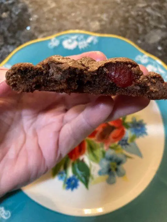 Double Dark Chocolate Cherry Cookies from Out of the Box Baking.com