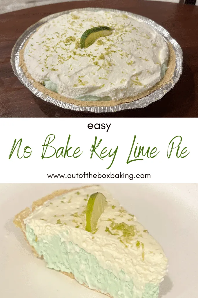 Easy No Bake Key Lime Pie from Out of the Box Baking.com